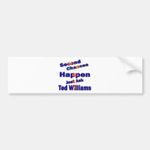 Ted Williams Second Chance2 Bumper Stickers