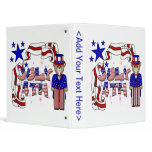 Teddies 4th of July Vinyl Binder