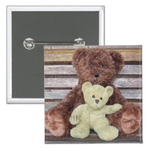 Teddies badge. pinback button
