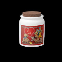Teddies candy jars