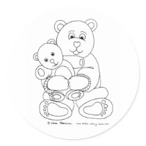 Teddy and Teddy Stickers