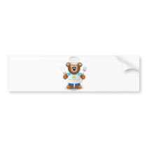 Teddy BBQ bumper stickers by smileycentral Teddy BBQ bumper stickers