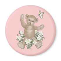 Teddy Bear and Butterfly magnets