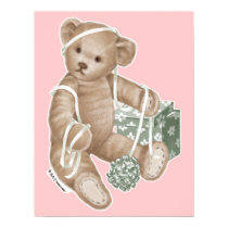 Teddy Bear and Gift Box posters