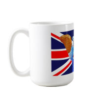 Teddy Bear and Union Jack (UK) Flag Mugs