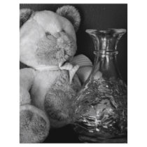 Teddy Bear B/W flyers