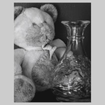 Teddy Bear B/W flyers