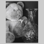 Teddy Bear B/W flyers