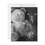 Teddy Bear B/W Invites