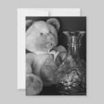 Teddy Bear B/W invitations