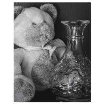 Teddy Bear B/W Customized Letterhead