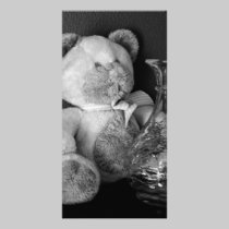 Teddy Bear B/W photo cards