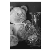 Teddy Bear B/W stationery