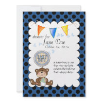 Teddy Bear Baby Show Invitation
