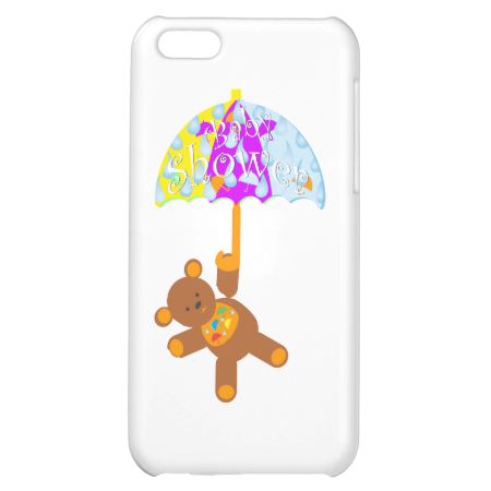 Teddy Bear Baby Shower Cover For iPhone 5C