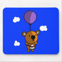 Teddy Bear Balloon Mousepad mousepads
