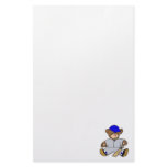 Teddy Bear Batter Custom Stationery