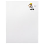 Teddy bear Batting Letterhead