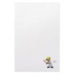 Teddy bear Batting Personalized Stationery