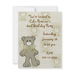 Teddy Bear Birthday Invitation