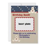 Teddy Bear Birthday Party Invitations