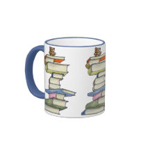 Teddy Bear Books Mug mugs