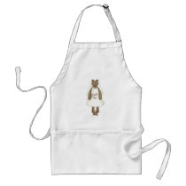 Teddy Bear Bride aprons by robynsnest Teddy Bear Bride aprons