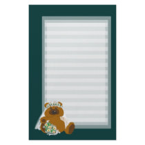 Teddy Bear Bride stationery by SuanSKatra Teddy Bear Bride stationery