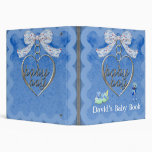 Teddy Bear Charm Boy Blue Baby Shower binders