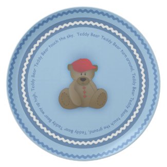 Teddy Bear Child's Plate