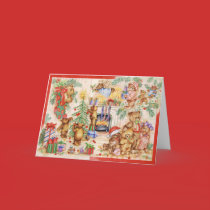 TEDDY BEAR CHRISTMAS cards