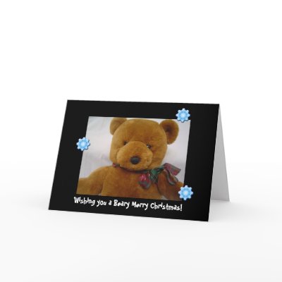 Teddy Bear Christmas Cards by seashell2