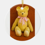 teddy bear christmas ornament