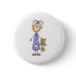 Teddy Bear Cuddle Buddy Button