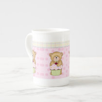 Teddy Bear Cupcake Party mugs