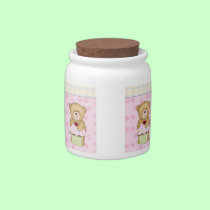 Teddy Bear Cupcake Party candy jars