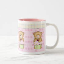Teddy Bear Cupcake Party mugs
