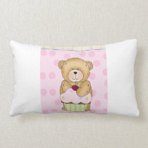 Teddy Bear Cupcake Party pillows