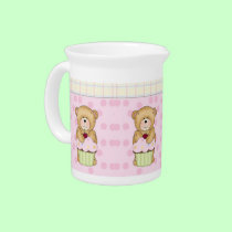 Teddy Bear Cupcake Party pitchers