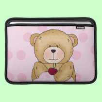 Teddy Bear Cupcake Party ipad sleeves