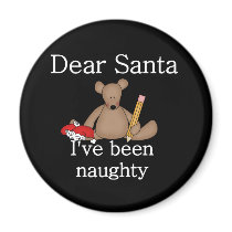 Teddy Bear Dear Santa magnets by christmasshop Teddy Bear Dear Santa magnets