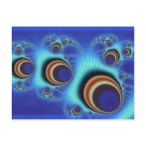 TEDDY BEAR DREAMS ~ ABSTRACT ART PRINT POSTCARD