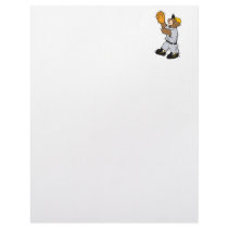 Teddy Bear Fielder Customized Letterhead