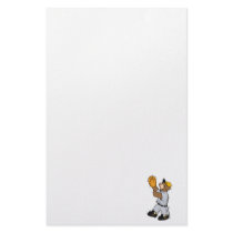 Teddy Bear Fielder Stationery
