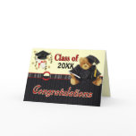 Teddy Bear Graduate 20XX - Customize Inside Cards