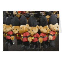 Teddy Bear Guardsmen Card (Full photo, blank)