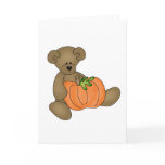 Teddy Bear Halloween Greeting Card