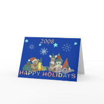 Teddy Bear Holiday Greeting Cards
