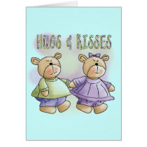 Teddy Bear Hugs and Kisses Tshirts and Gifts Cards