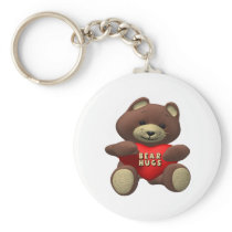 Teddy Bear Hugs Key Chain